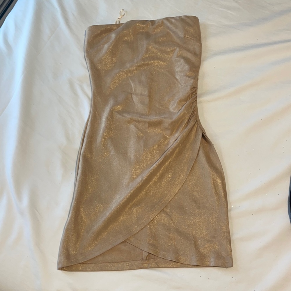 Gold dress